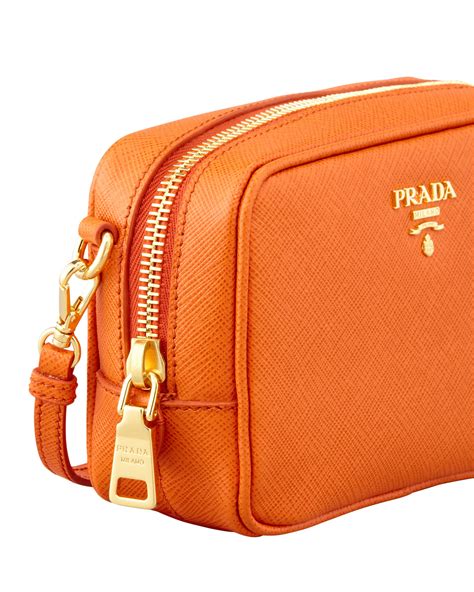 prada pouch orange|Prada pouch crossbody.